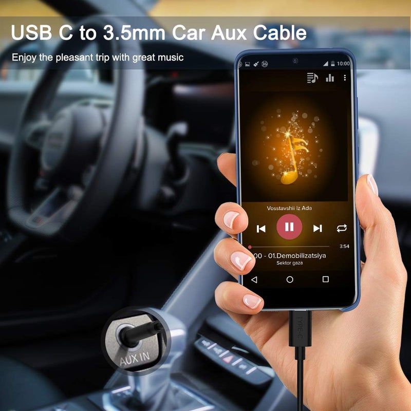APETOO USB C to 3.5mm Aux Jack Cable for iPhone 17 16 15 Pro Max Plus, for Samsung S25 S24+ S23 Ultra S22 S21 S20 FE Note 20 10+,6.6ft USB Type C to 3.5mm Male Cord Car Stereo for Google Pixel/OnePlus - Image 5